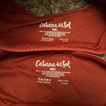 Cabana Del Sol Burnt Orange Off Shoulder 2 Piece Bikini Photo 5