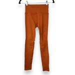 Alphalete Spiced Orange Halo Seamless High Rise Fitted Leggings Small Photo 1