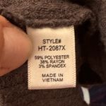 Zenana  Brushed Waffle V Neck Button Detail Sweater Charcoal Photo 4