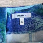 Miaou Corset Mini Skirt Azul Print Size S Blue Photo 2