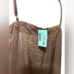 Aeropostale NWT Vintage  Chocolate Lace Trim Slip Dress Photo 4
