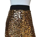 Torrid Sequin Mini Skirt Gold Champagne Metallic Womens Size 4X New With Tags Photo 3