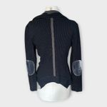 Aratta Silent Journey Drapey Asymmetrical Wrap Cardigan Navy Blue S Edgy Boho Photo 1