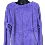 Cuddle Up in Comfort: Purple Velvety Plush Fleece Pullover Top size xl Photo 1