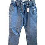 Good American  90s Duster Straight Leg Jeans Plus Size 18 NWT Photo 5