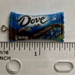 Handmade Dove Chocolate Charm Pendant Photo 5