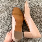 Naturalizer NWOB Warner Square Toe Block Heel Pumps Leather Peach Size 11 Career Photo 6