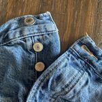 We The Free high waisted distressed raw edge hem denim shorts size 31 Photo 5