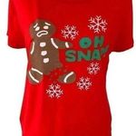 Prince Peter Collection Red Gingerbread Oh Snap Holiday Christmas T Shirt Red Photo 0
