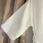 NWT Turquas Size L White Waffle Knit Robe Size L Photo 2