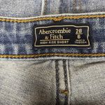 Abercrombie & Fitch Lot Of 2 Size 28/6 Cut Off Jean Shorts Distressed High Rise Photo 2