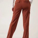 Athleta - Vienna Cargo Pant City Stripe Brown Outdoors Travel Hiking Walking Photo 1