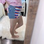 Lee vintage shorts Decon distressed patriot festival USA size 12 Photo 1