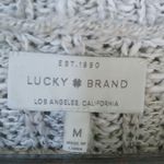 Lucky Brand  M Ecru Cable Knit Pullover Sweater Photo 2