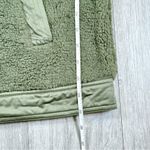 Style & Co Women's Green Quilted Mixed Media Fleece Trim Jacket L Photo 6