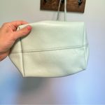J.Crew Mint Green Leather Downing Bucket Bag Photo 5