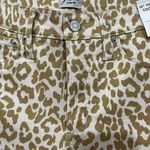 J. Crew Size 28 Jeans 10" High Rise Toothpick Animal Print Safari Leopard NEW Photo 4
