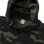 PINK - Victoria's Secret Pink Victoria Secret hooded sherpa. Black camo. Medium Photo 2