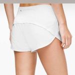 Lululemon  Speed Up Shorts *2.5" White workout running adjustable low rise Photo 2