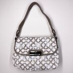 Coach Kristen OP Art Sequin Logo Bag Top Handle Satchel Mini Purse 45088 Y2K Photo 1
