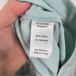 CAbi  Mint Twill Pencil Skirt Size 6 Photo 3