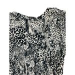 Free People Gotcha Bodysuit Women Black Snakeskin VNeck Top sz small Photo 11