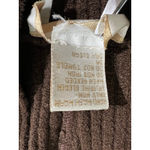 525 America Brown Lime Green Stripe Zip Hoodie Sweater Womens Size Small Photo 3