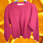 Fenn Wright Manson Basix Fenn‎ Wright Manson Red Knit Sweater Size Medium Photo 0