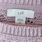 J.JILL Windsor Sweater Open Knit Crochet 3/4 Photo 9
