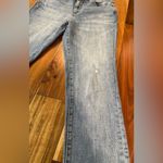 Oliver Logan Women's Distressed Straight Leg Blue Jeans Photo 4