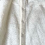 L'Academie L’Academie ivory knit sweater cardigan Large Photo 1