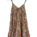 Bloomfield Floral Spaghetti Strap Dress Orange Size L Photo 0