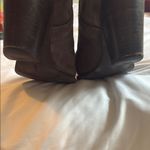 UGG  Brown leather/suede Ankle Booties with Chunky Heel Photo 5