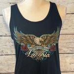 Next Level Apparel Laconia Motorcycle Week 2021 Tank Top Black-Large Photo 1