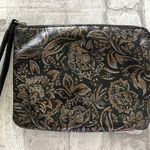 Patricia Nash  Tri-Color Cassini Wristlet – Metallic Leather with Zip Closure Photo 0