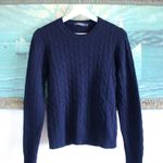 Brooks Brothers  Cashmere Sweater Navy SZ Small Photo 5