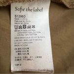 Sofie the Label Jamie Cotton Colorblock Midi Dress Ruffle Sleeve Pockets M Brown Size M Photo 8