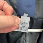 J.Crew Solid Navy Blue Striped Lining Two Button 100% Cotton Work Blazer Jacket Photo 7