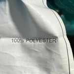 Empyre Women’s Medium Turquoise Striped Hooded Windbreaker Jacket Photo 2