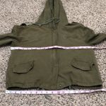 Brandy Melville  Olive Green Hooded Jacket Photo 7