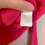 Lilly Pulitzer Y2K Lily Pulitzer Long Sleeve Pink Cardigan Waffle Knit Sweater Size Small Photo 8