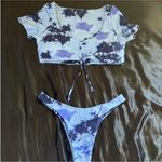 Sunny Bunny Swim Co Sunny Bunny blue tie-dye bikini set Photo 2