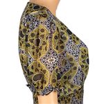 AREA STARS Aurora Smocked Mini Dress with puff sleeves and ruffles Medium EUC Black Photo 6