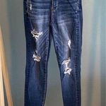 American Eagle Size 00 Teen Girl Ripped Super Stretch Super Hi-Rise Jegging Jean Photo 0