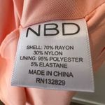 NBD Revolve Coral Pink Cutout Lace Sleeveless A-Line Mini Dress Size Small Photo 2