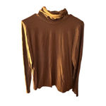 Eileen Fisher Tencel Turtleneck Sweater, Brown, Medium Photo 1