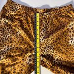 CHAPS Pajama Set Womens Large Leopard Embroidered Pocket 2 Piece PJs Shirt Pants Photo 14