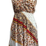 Aerie Boho Patchwork Midi Dress Size M Cotton Blend Spaghetti Strap Photo 0