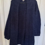Hem & Thread Chunky Navy Long Cardigan Photo 0
