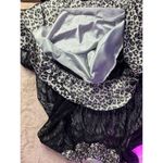 Aster Women's 2XL Black Lace Tunic 3/4 Sleeve Animal Print Size 2X Photo 6